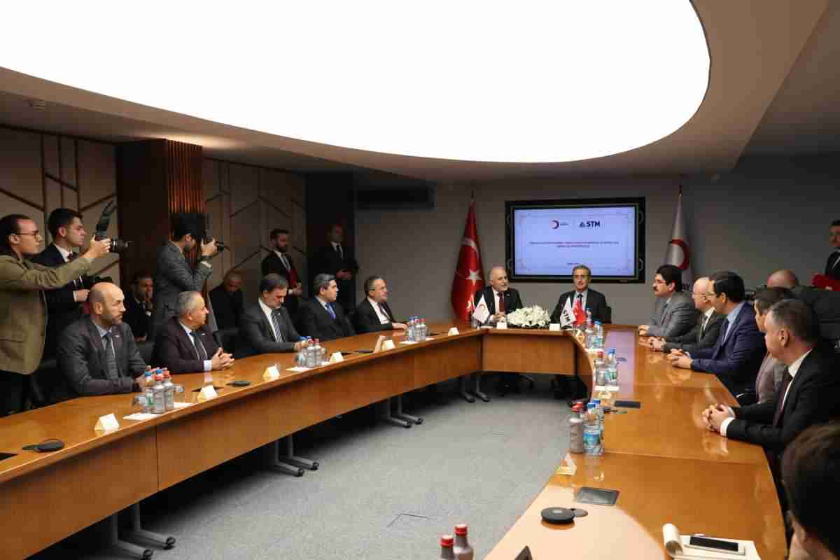 Türk Kızılay ile STM arasında iş birliği protokolü imzalandı